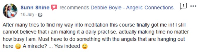 Online community testimonial